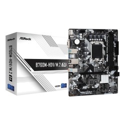Mainboard|ASROCK|Intel B760 Express|LGA1700|Micro-ATX|Memory DDR4|Memory slots 2|2xPCI-Express 3.0 1x|1xPCI-Express 4.0 16x|2xM.