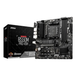Mainboard|MSI|AMD B550|SAM4|MicroATX|Memory DDR4|Memory slots 4|2xPCI-Express 3.0 1x|1xPCI-Express 4.0 16x|2xM.2|1x15pin D-sub|1