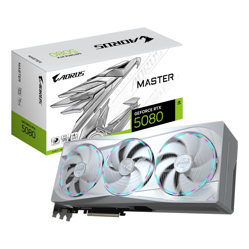 Graphics Card|GIGABYTE|NVIDIA GeForce RTX 5080|16 GB|GDDR7|256 bit|PCIE 5.0 16x|GPU 2617 MHz|Dual Slot Fansink|1xHDMI|3xDisplayP