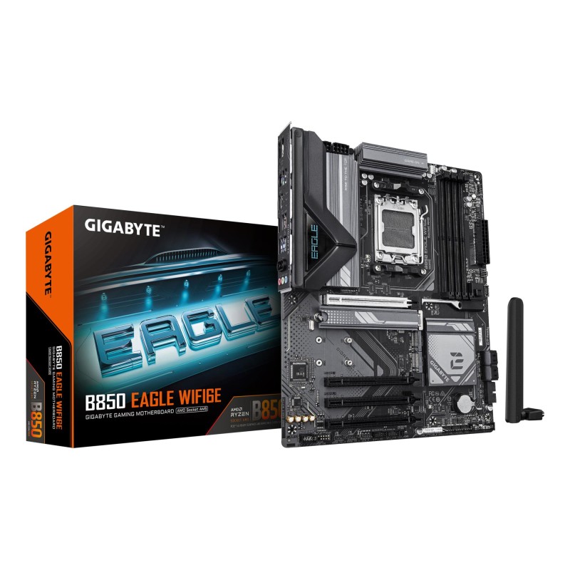 Mainboard|GIGABYTE|AMD B850|SAM5|ATX|Memory DDR5|Memory slots 4|3xPCI-Express 16x|3xM.2|1xHDMI|1xDisplayPort|4xUSB 2.0|4xUSB 3.2