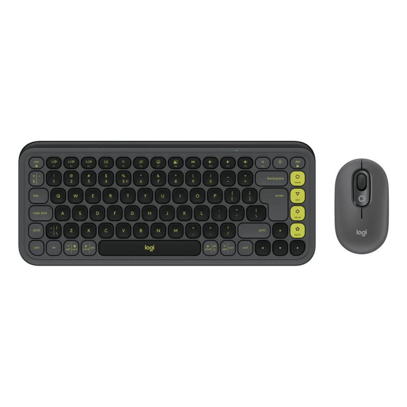 KEYBOARD +MOUSE COMBO POP ICON/GR/GREEN 920-013140 LOGITECH