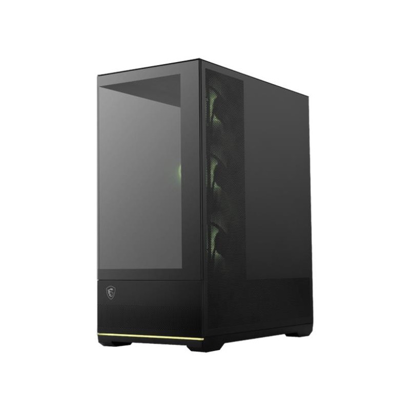 Case|MSI|MAG PANO 110R PZ|MidiTower|Case product features Transparent panel|Not included|Colour Black|MAGPANO110RPZ