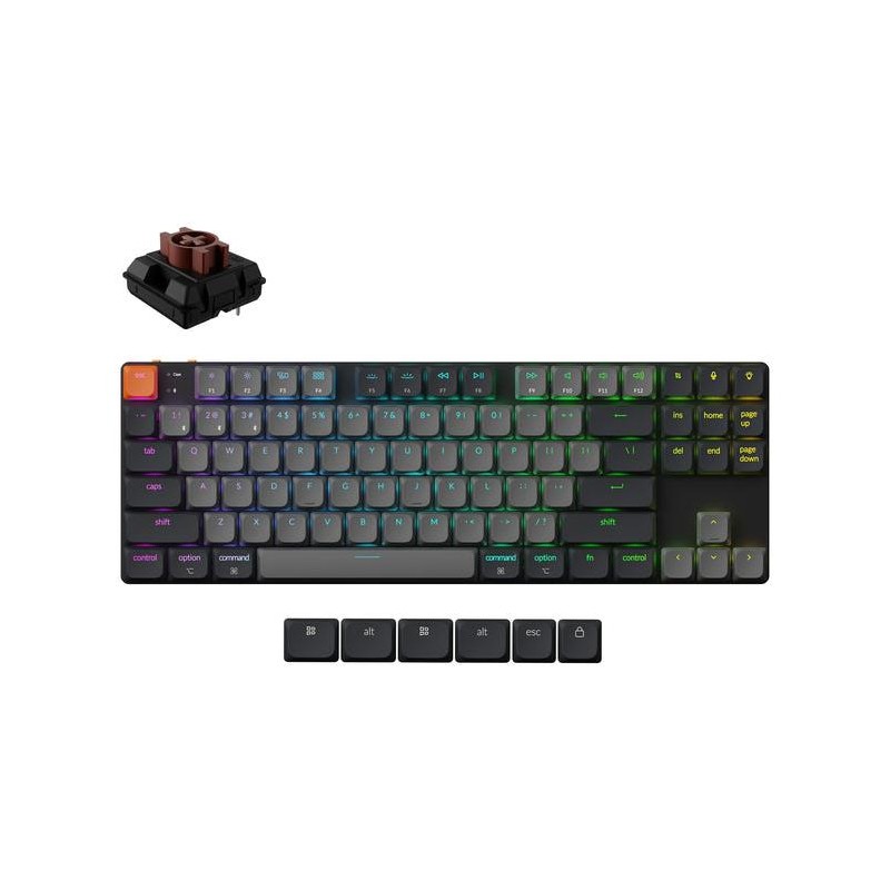 KEYBOARD WRL K1 RGB/BLACK K1X-B3 KEYCHRON