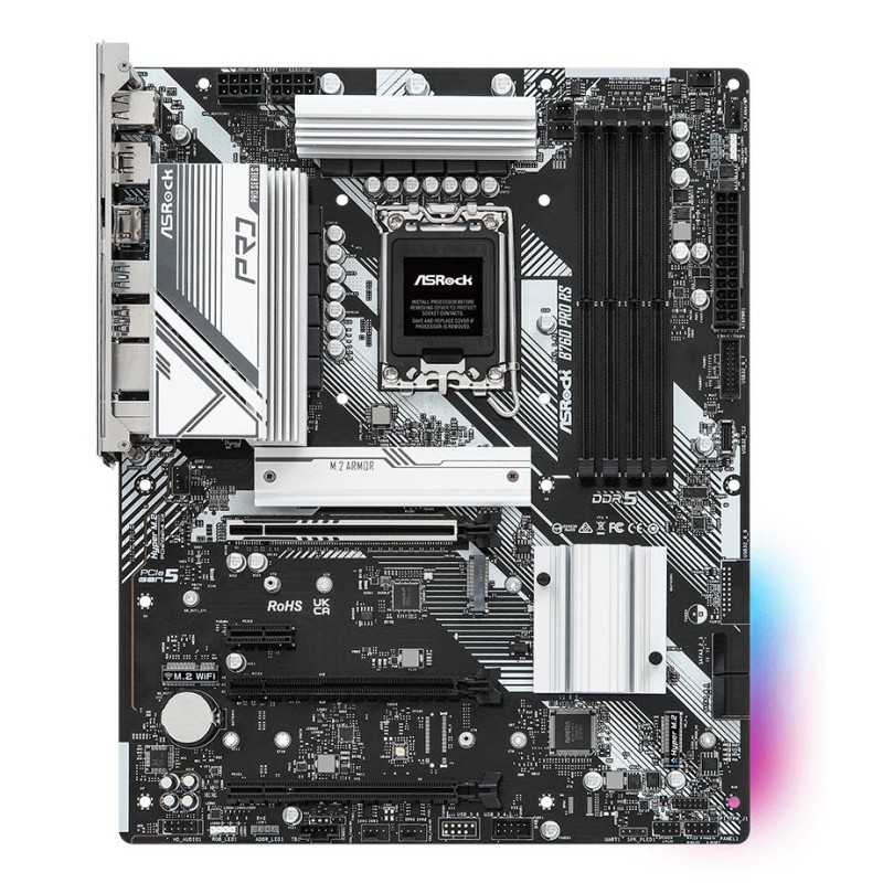 Mainboard|ASROCK|Intel B760 Express|LGA1700|ATX|Memory DDR5|Memory slots 4|1xPCI-Express 3.0 1x|1xPCI-Express 3.0 16x|1xPCI-Expr