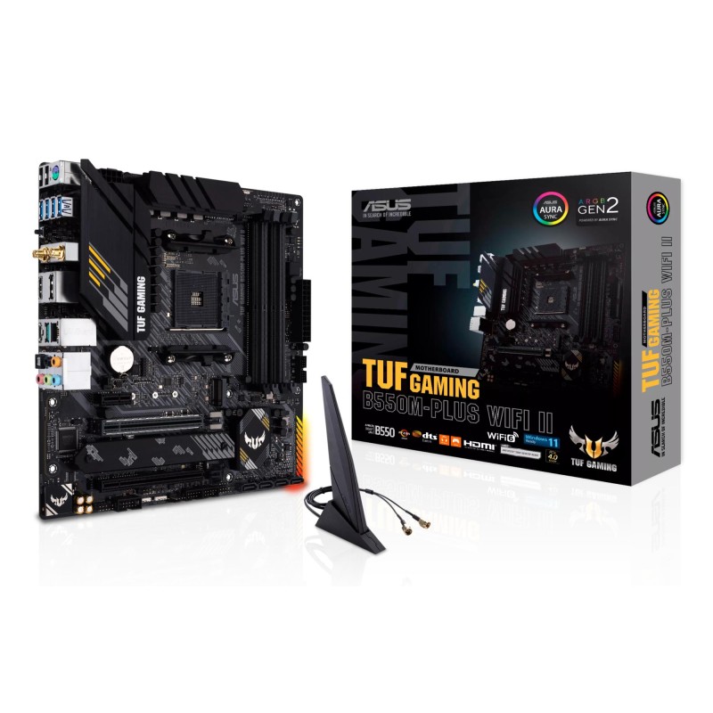 Mainboard|ASUS|AMD B550|SAM4|MicroATX|Memory DDR4|Memory slots 4|1xPCI-Express 3.0 1x|1xPCI-Express 3.0 16x|1xPCI-Express 4.0 16