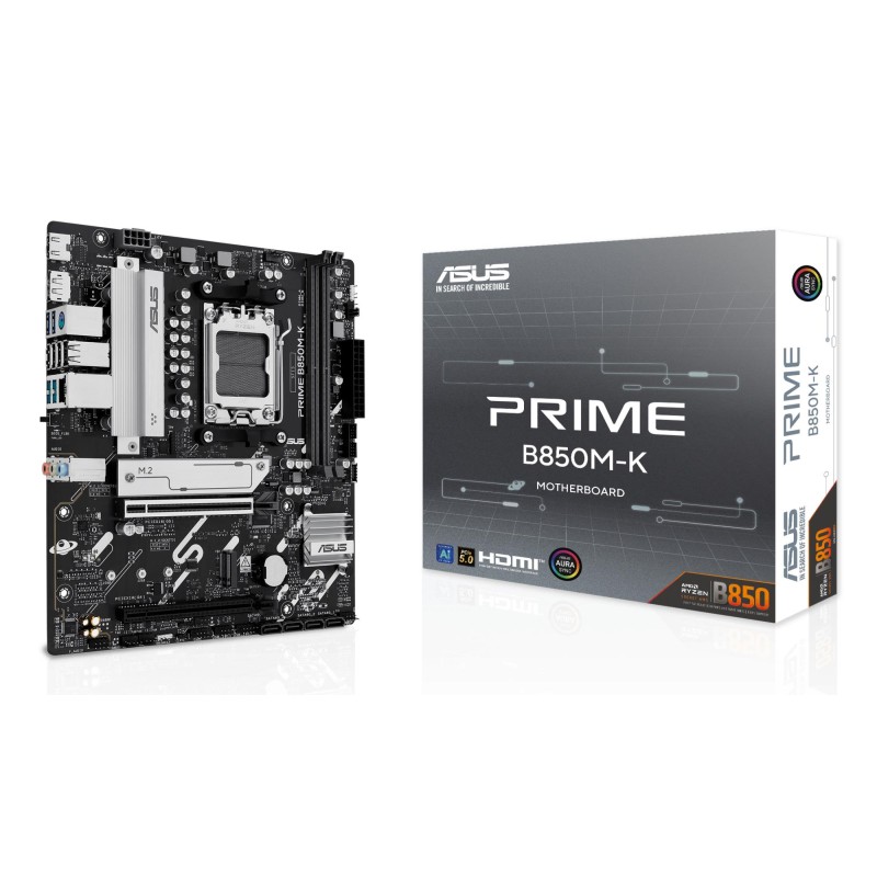 Mainboard|ASUS|AMD B850|SAM5|Micro-ATX|Memory DDR5|Memory slots 2|1xPCI-Express 4.0 16x|1xPCI-Express 5.0 16x|2xM.2|1xHDMI|1xDis