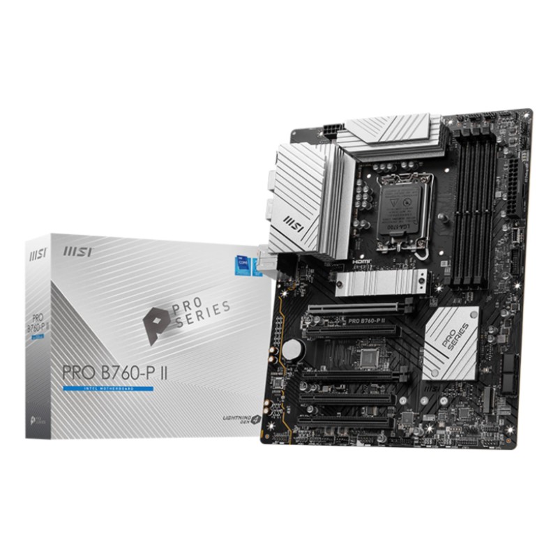 Mainboard|MSI|Intel B760 Express|LGA1700|Memory DDR5|Memory slots 4|5xPCI-Express 5.0 16x|2xM.2|1xHDMI|1xDisplayPort|2xUSB 2.0|2