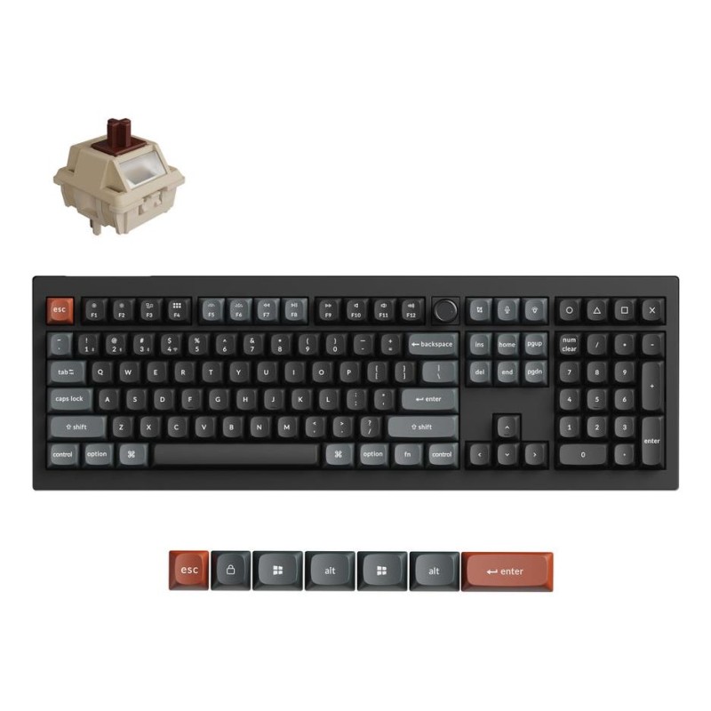 KEYBOARD WRL V6 ULTRA/BLACK V6U-D3 KEYCHRON