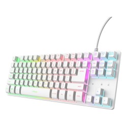 KEYBOARD USB GXT 833W THADO/TKL ENG WHITE 25894 TRUST