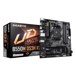 Mainboard|GIGABYTE|AMD B550|SAM4|Micro-ATX|Memory DDR4|Memory slots 4|B550MDS3HR2