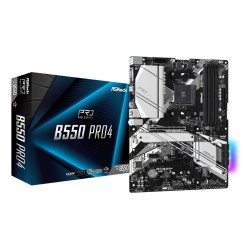 Mainboard|ASROCK|AMD B550|SAM4|ATX|2xPCI-Express 3.0 1x|1xPCI-Express 3.0 16x|2xM.2|1xPCI-Express 4.0 16x|Memory DDR4|Memory slo