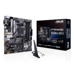 Mainboard|ASUS|AMD B550|SAM4|MicroATX|Memory DDR4|Memory slots 4|2xPCI-Express 3.0 1x|1xPCI-Express 4.0 16x|2xM.2|1x15pin D-sub|
