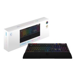 KEYBOARD GAMING BLACK US/STRIKE PRO W SILENT US MSI