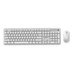 KEYBOARD +MOUSE WRL CYRILLIC/WH KBS-WPS-01-W-CYRL GEMBIRD